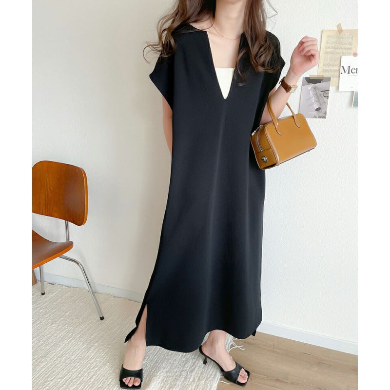 Damer Elegant V-hals Maxi Kjole Eva Jonsson-Eva Jonsson