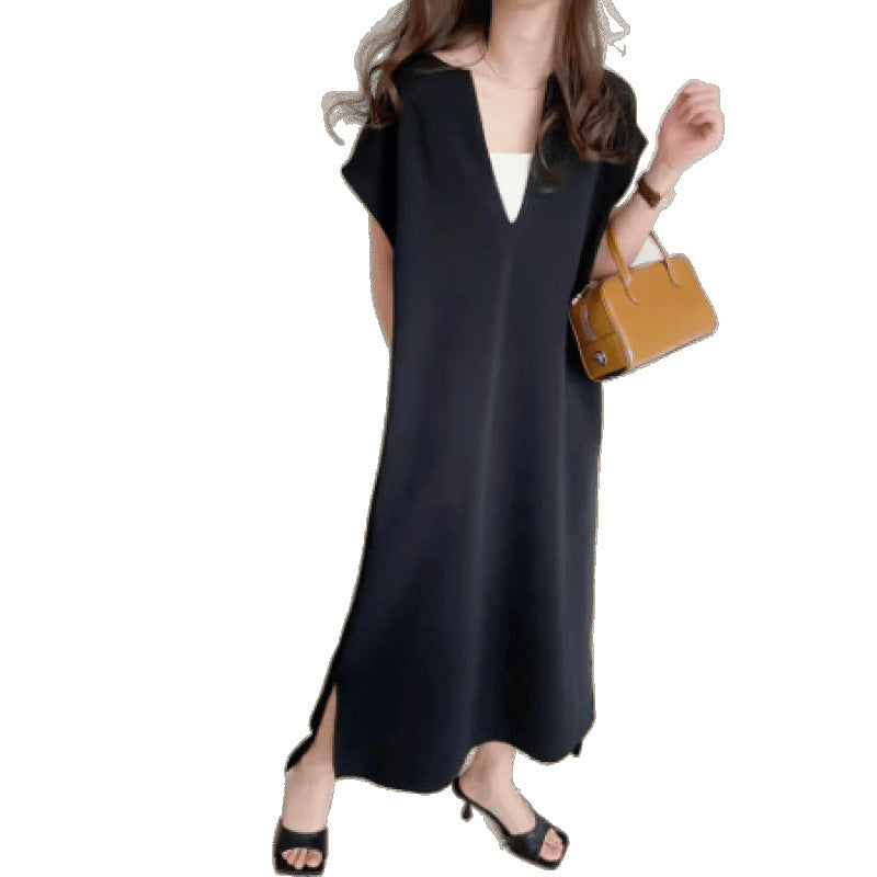 Damer Elegant V-hals Maxi Kjole Eva Jonsson-Eva Jonsson