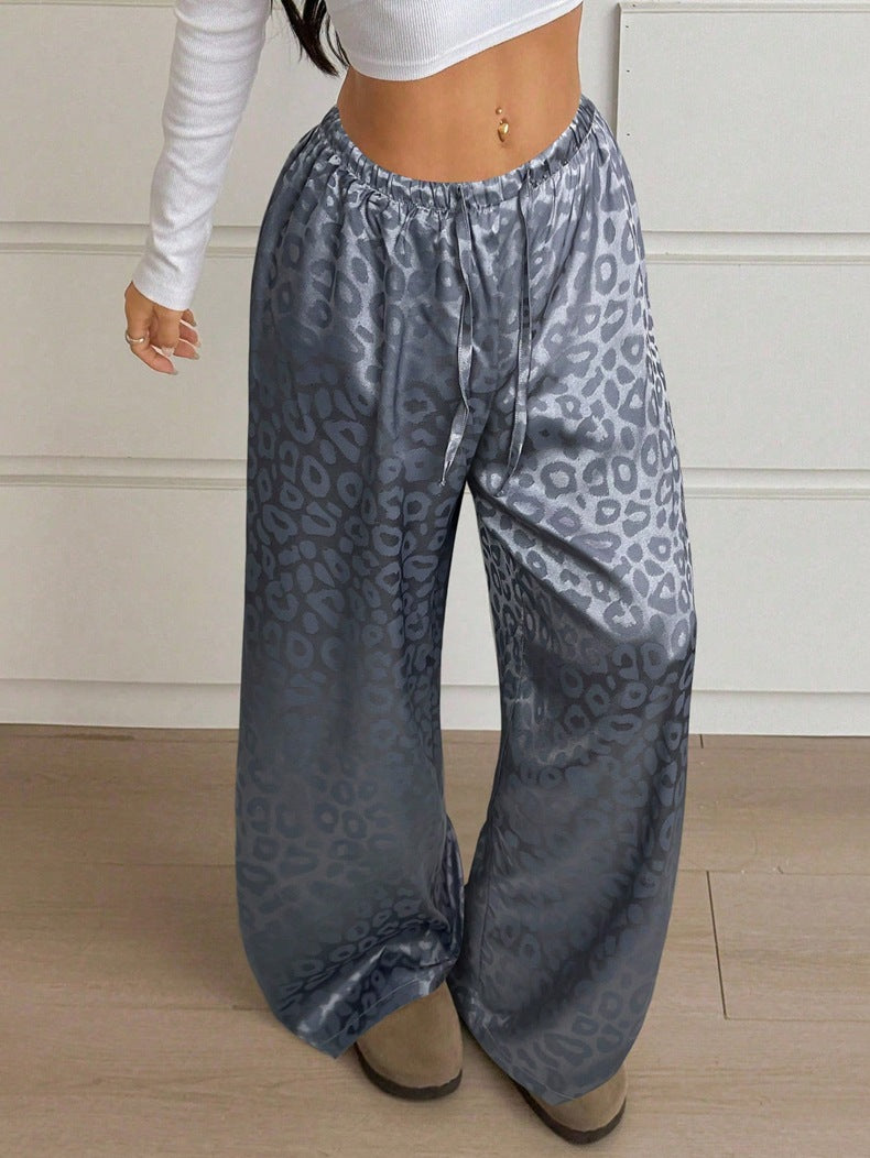 Damer Elegant Vid Leopardtryck Byxor Mirla-Eva Jonsson