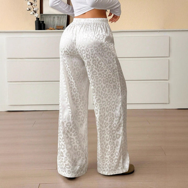 Damer Elegant Vid Leopardtryck Byxor Mirla-Eva Jonsson