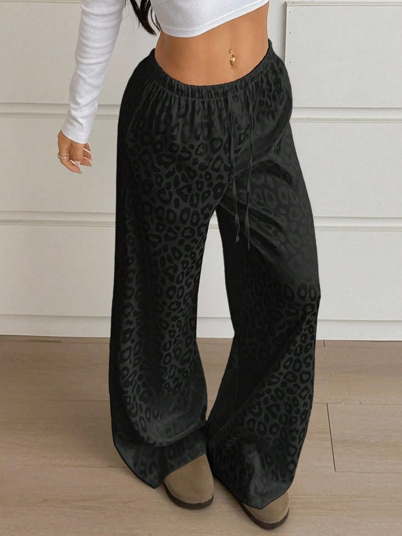 Damer Elegant Vid Leopardtryck Byxor Mirla-Eva Jonsson