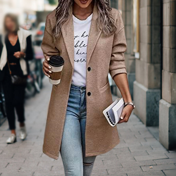 Damer Elegant Vintage-Stil Blazerjacka Eva Jonsson-Eva Jonsson
