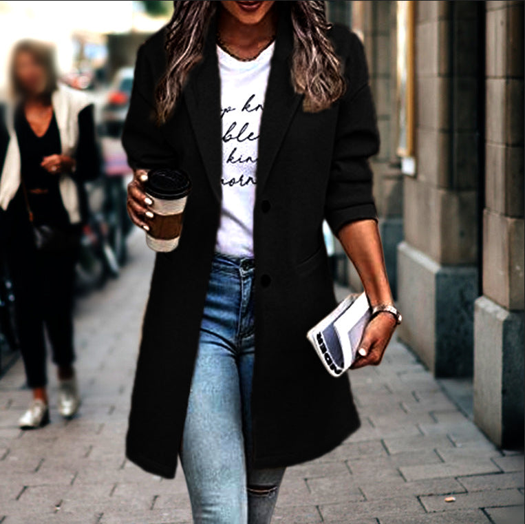 Damer Elegant Vintage-Stil Blazerjacka Eva Jonsson-Eva Jonsson