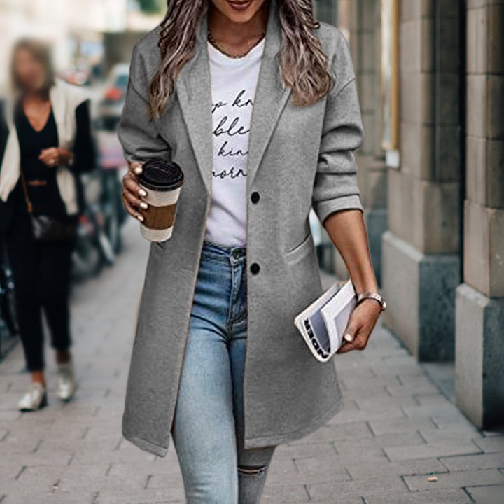 Damer Elegant Vintage-Stil Blazerjacka Eva Jonsson-Eva Jonsson