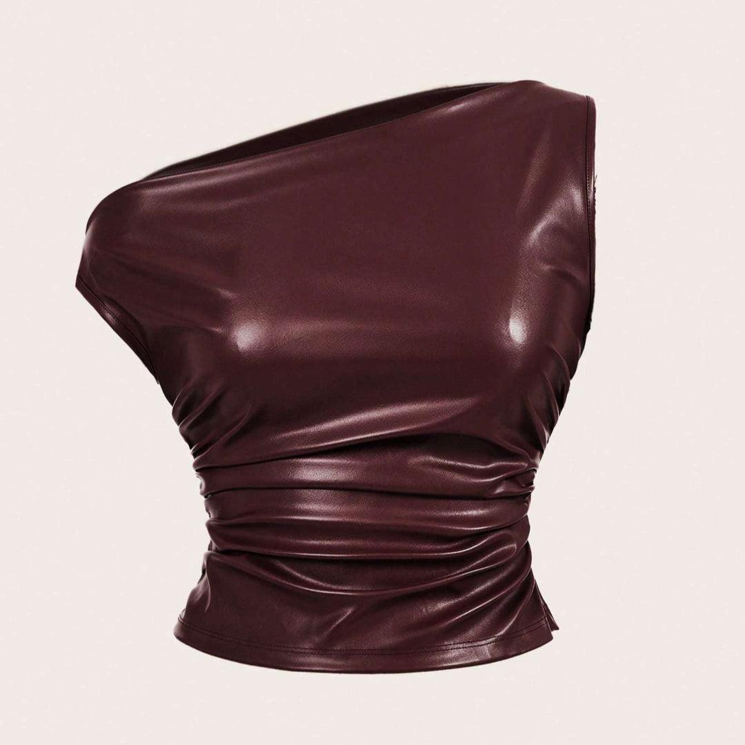 Damer Elegant Wrap Top i högkvalitativt material Mirla-Eva Jonsson