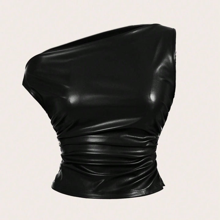 Damer Elegant Wrap Top i högkvalitativt material Mirla-Eva Jonsson