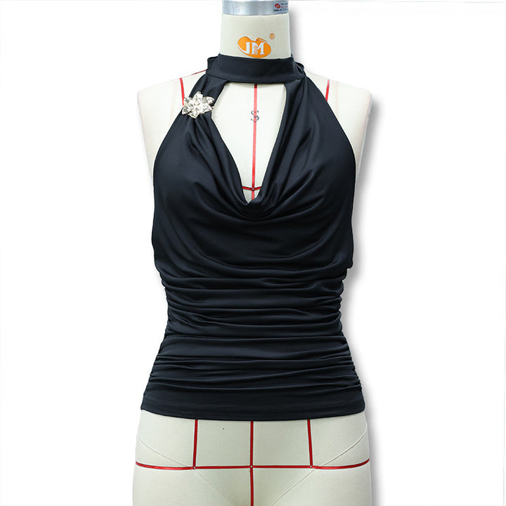 Damer Elegant Wrap Top med Rynkor Mirla-Eva Jonsson