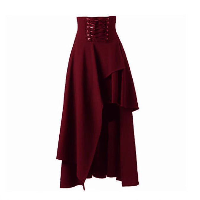 Damer Elegant asymmetrisk kjol med snörning Mirla-Eva Jonsson