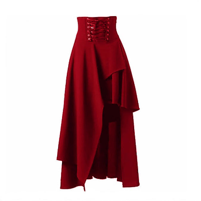Damer Elegant asymmetrisk kjol med snörning Mirla-Eva Jonsson