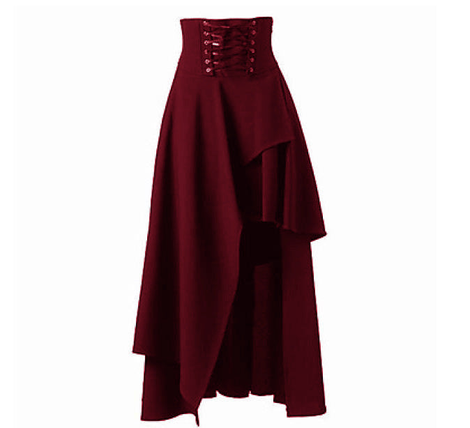 Damer Elegant asymmetrisk kjol med snörning Mirla-Eva Jonsson