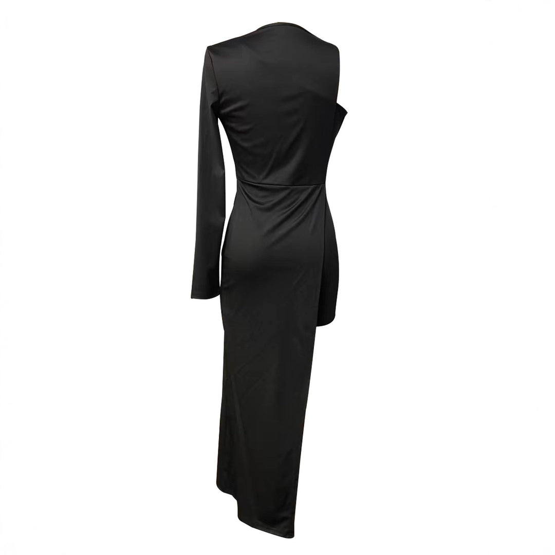 Damer Elegant, asymmetrisk maxikjol med hög slits Mirla-Eva Jonsson