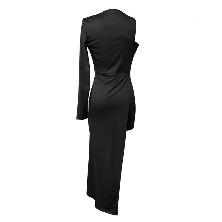 Damer Elegant, asymmetrisk maxikjol med hög slits Mirla-Eva Jonsson
