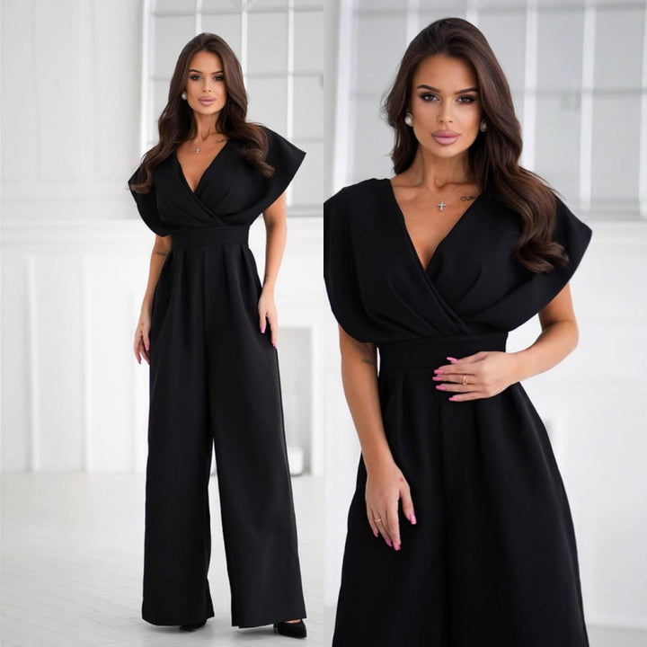Damer Elegant bredbyxad jumpsuit Eva Jonsson 1751425707-Eva Jonsson
