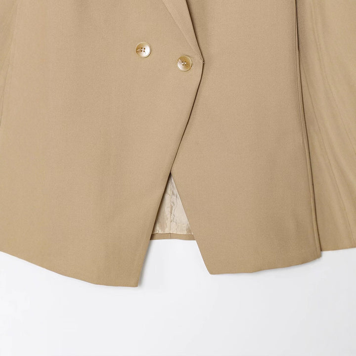Damer Elegant dubbelknäppt blazer med gyllene knappar Mirla-Eva Jonsson