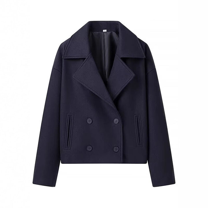 Damer Elegant dubbelknäppt blazer med strukturerat yttertyg Mirla-Eva Jonsson