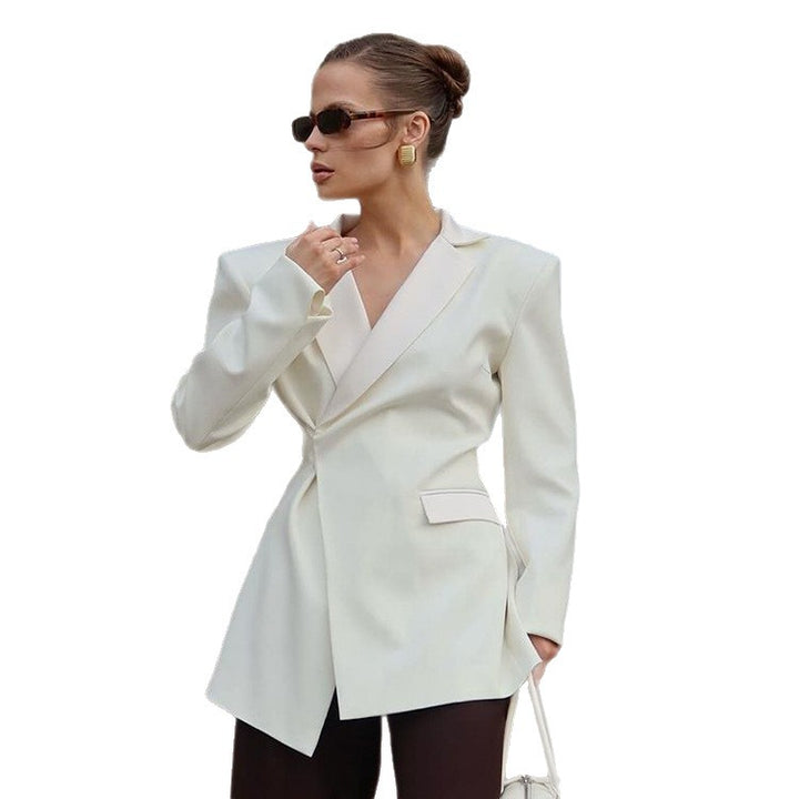Damer Elegant figursydd blazerjacka Eva Jonsson-Eva Jonsson