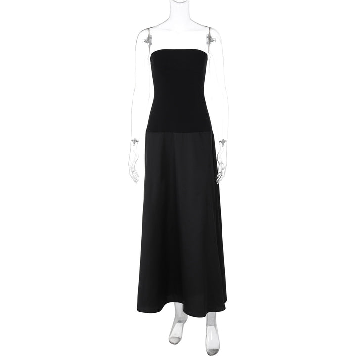 Damer Elegant lång Maxiklänning med axelbandslös design Mirla-Eva Jonsson