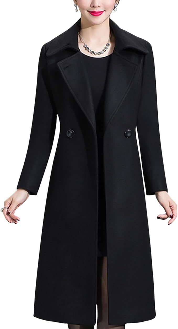 Damer Elegant lång kappa Mirla-Eva Jonsson