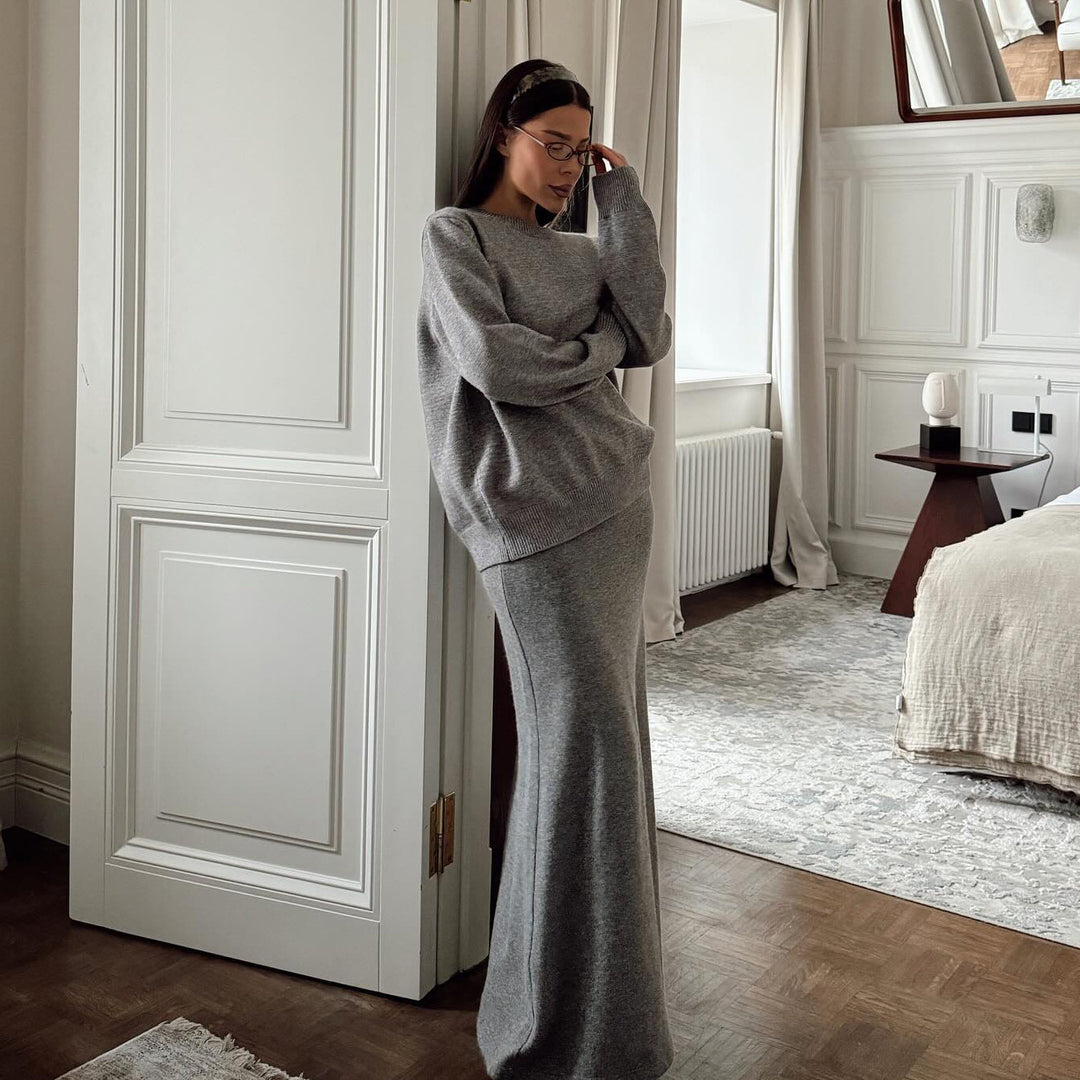 Damer Elegant och Bekväm Stickad Ensembl Mirla-Eva Jonsson