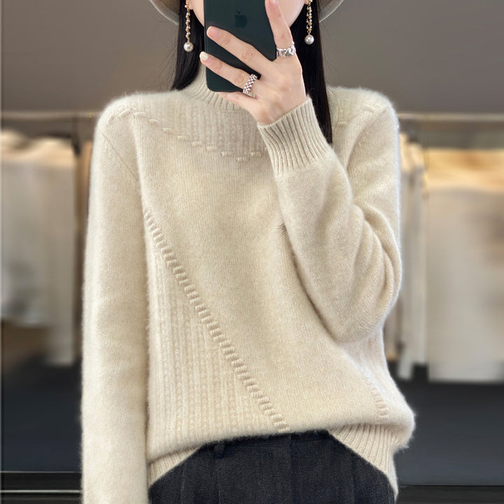 Damer Elegant och Bekväm Stickad Tröja med Unik Design Mirla-Eva Jonsson