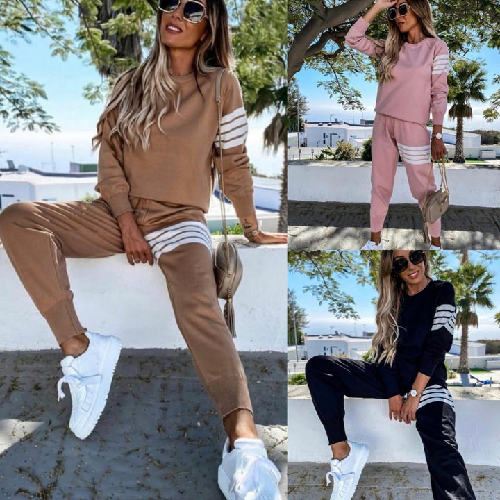 Damer Elegant och Casual Lounge Set med Löst Passform Mirla-Eva Jonsson