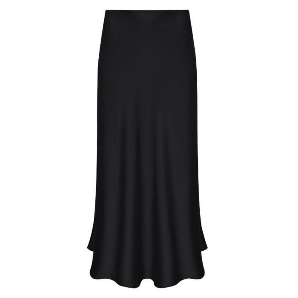 Damer Elegant och Flödande Maxi-Kjol Av Högkvalitativ Satin Mirla-Eva Jonsson