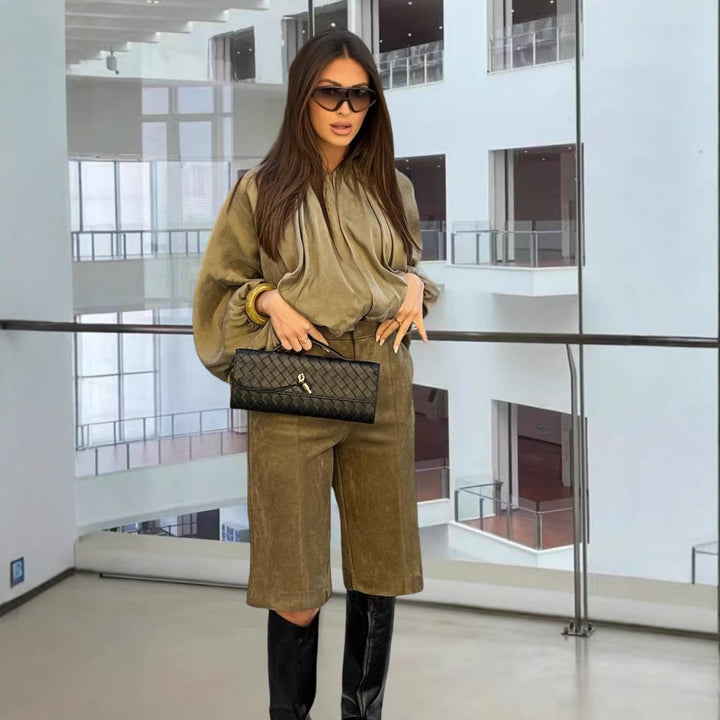 Damer Elegant och andningsbar blus med volangdetaljer Mirla-Eva Jonsson
