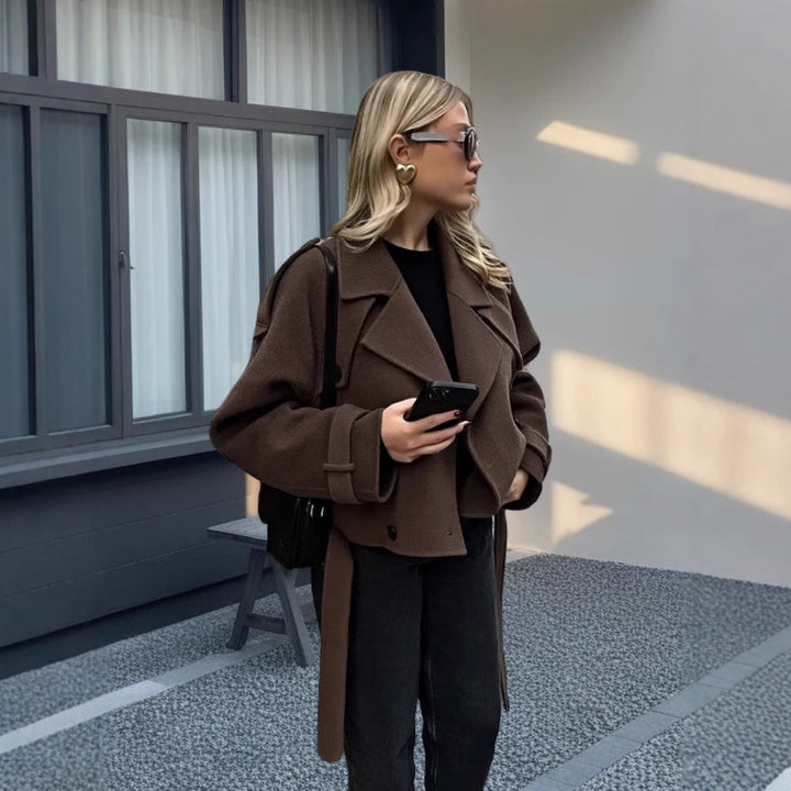 Damer Elegant och avslappnad ulljacka Mirla-Eva Jonsson