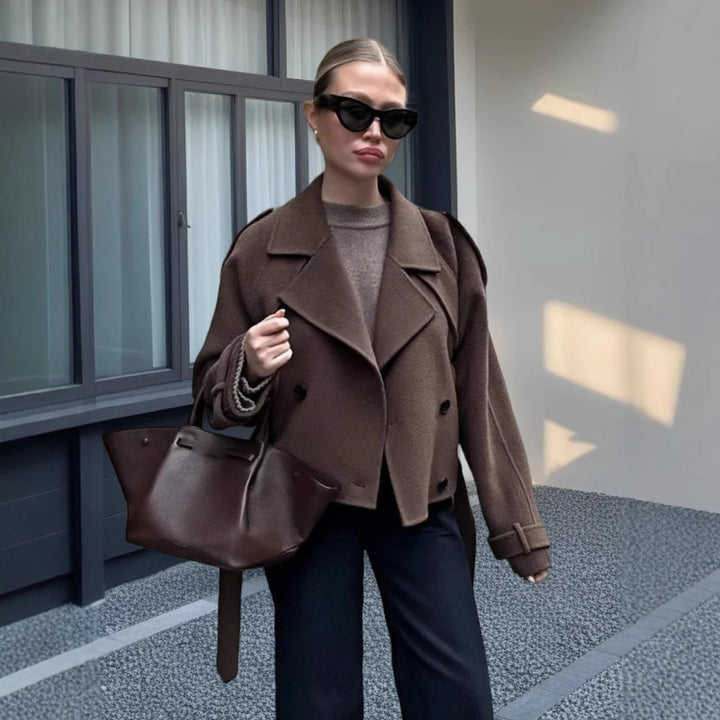 Damer Elegant och avslappnad ulljacka Mirla-Eva Jonsson