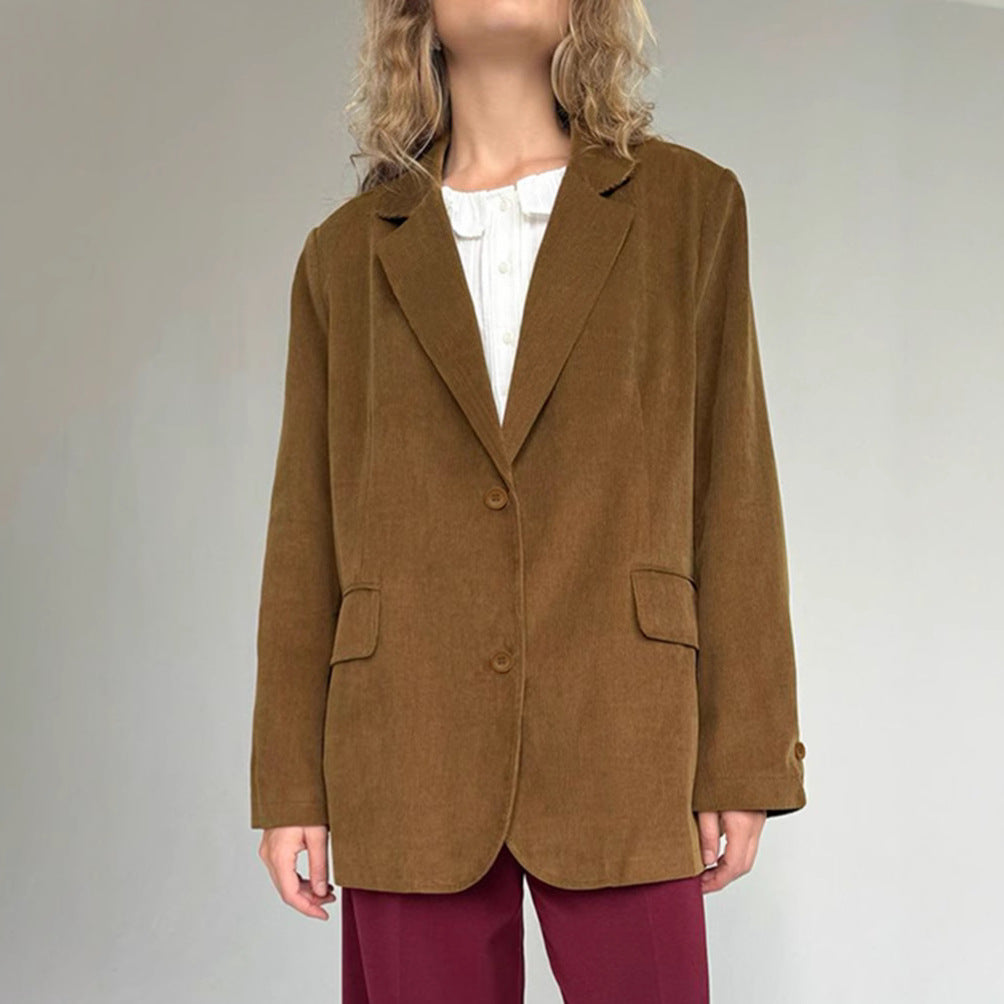 Damer Elegant och bekväm kord blazer Mirla-Eva Jonsson