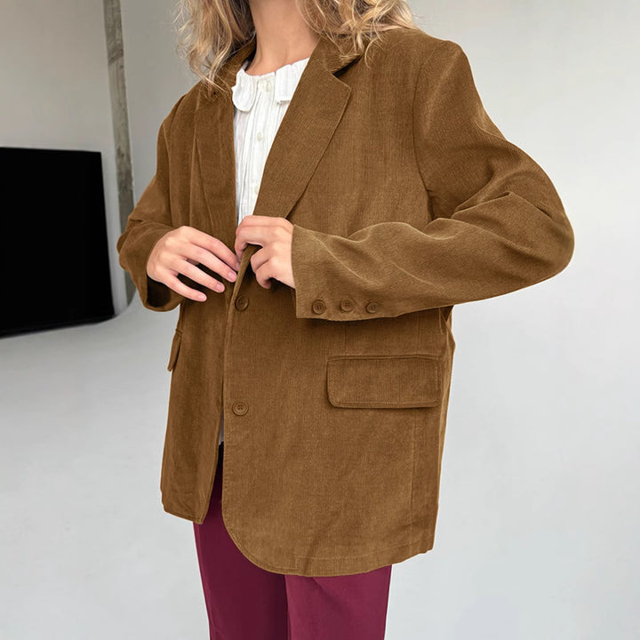 Damer Elegant och bekväm kord blazer Mirla-Eva Jonsson