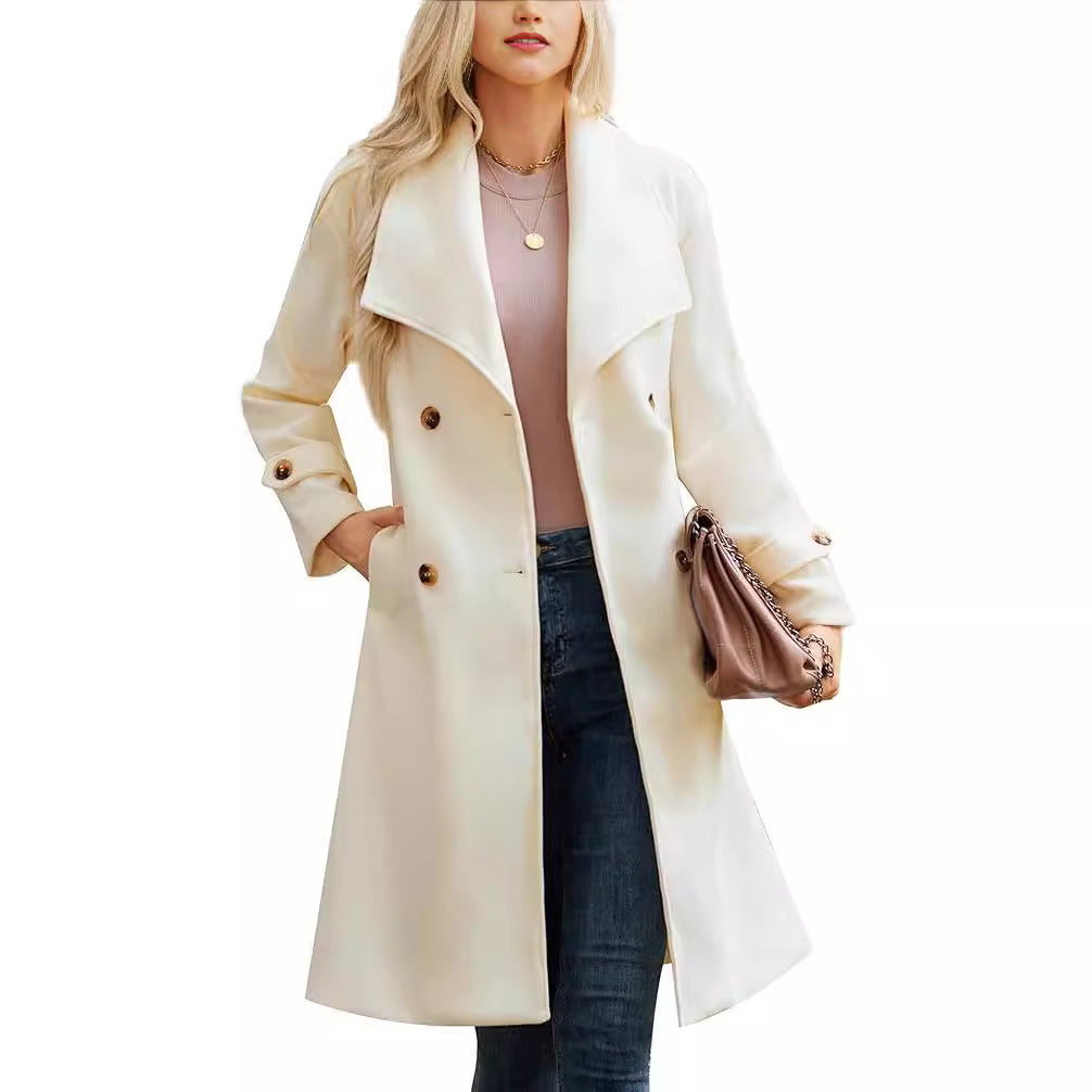Damer Elegant och bekväm lång kappa Mirla-Eva Jonsson