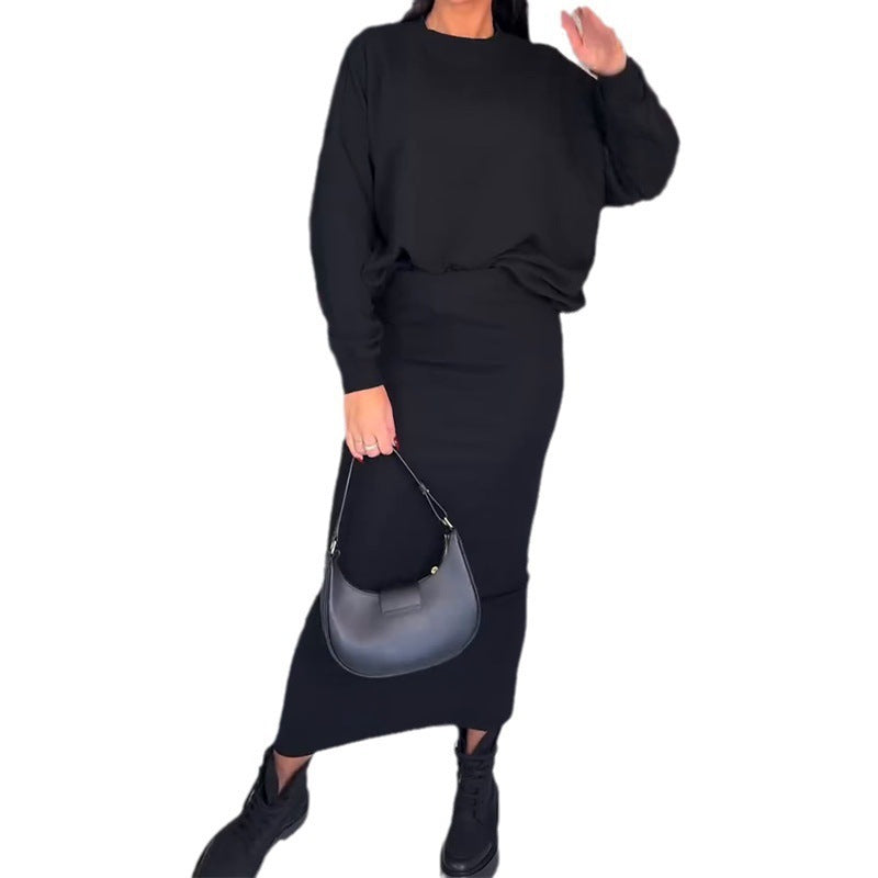 Damer Elegant och bekväm stickad klänningkombination Eva Jonsson-Eva Jonsson