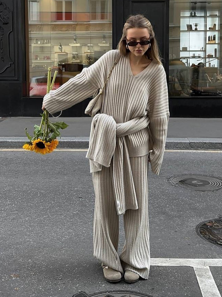 Damer Elegant och bekväm stickad set med lös passform Mirla-Eva Jonsson