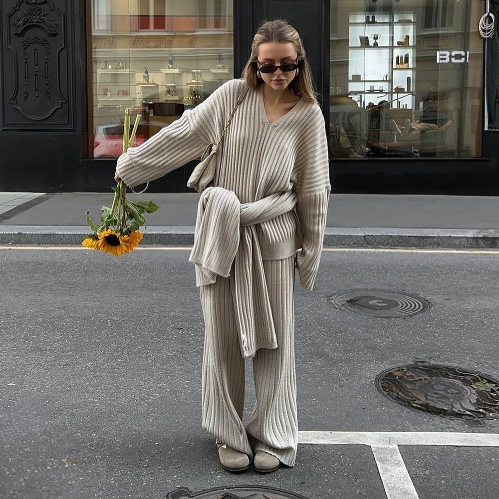 Damer Elegant och bekväm stickad set med lös passform Mirla-Eva Jonsson