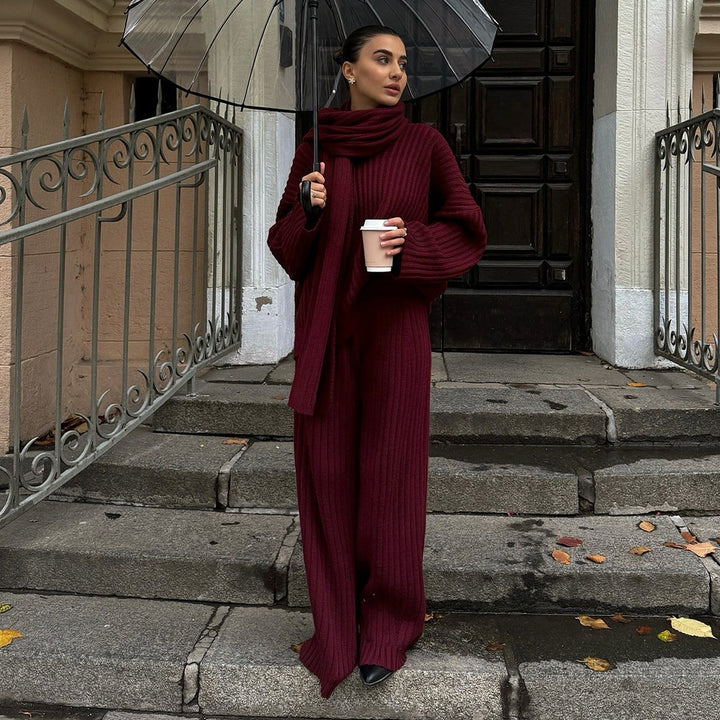 Damer Elegant och bekväm stickad set med lös passform Mirla-Eva Jonsson
