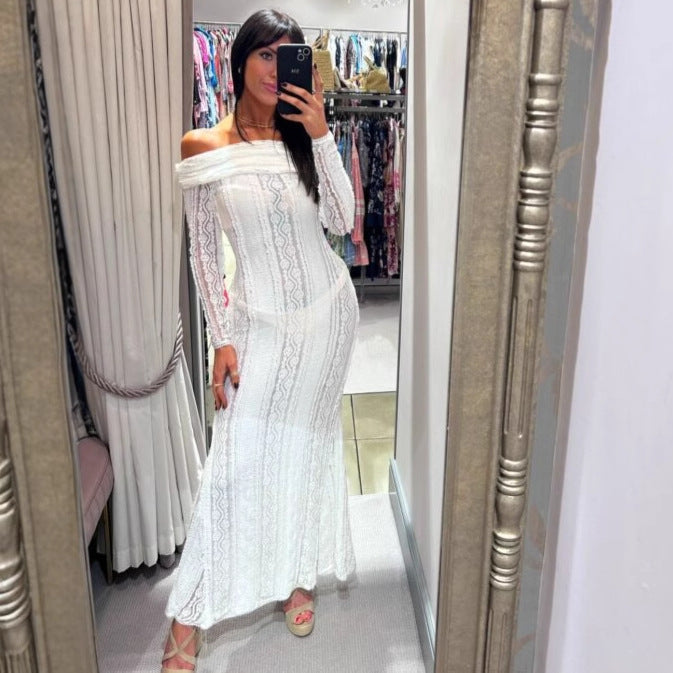 Damer Elegant och drömlik spetsklänning Mirla-Eva Jonsson