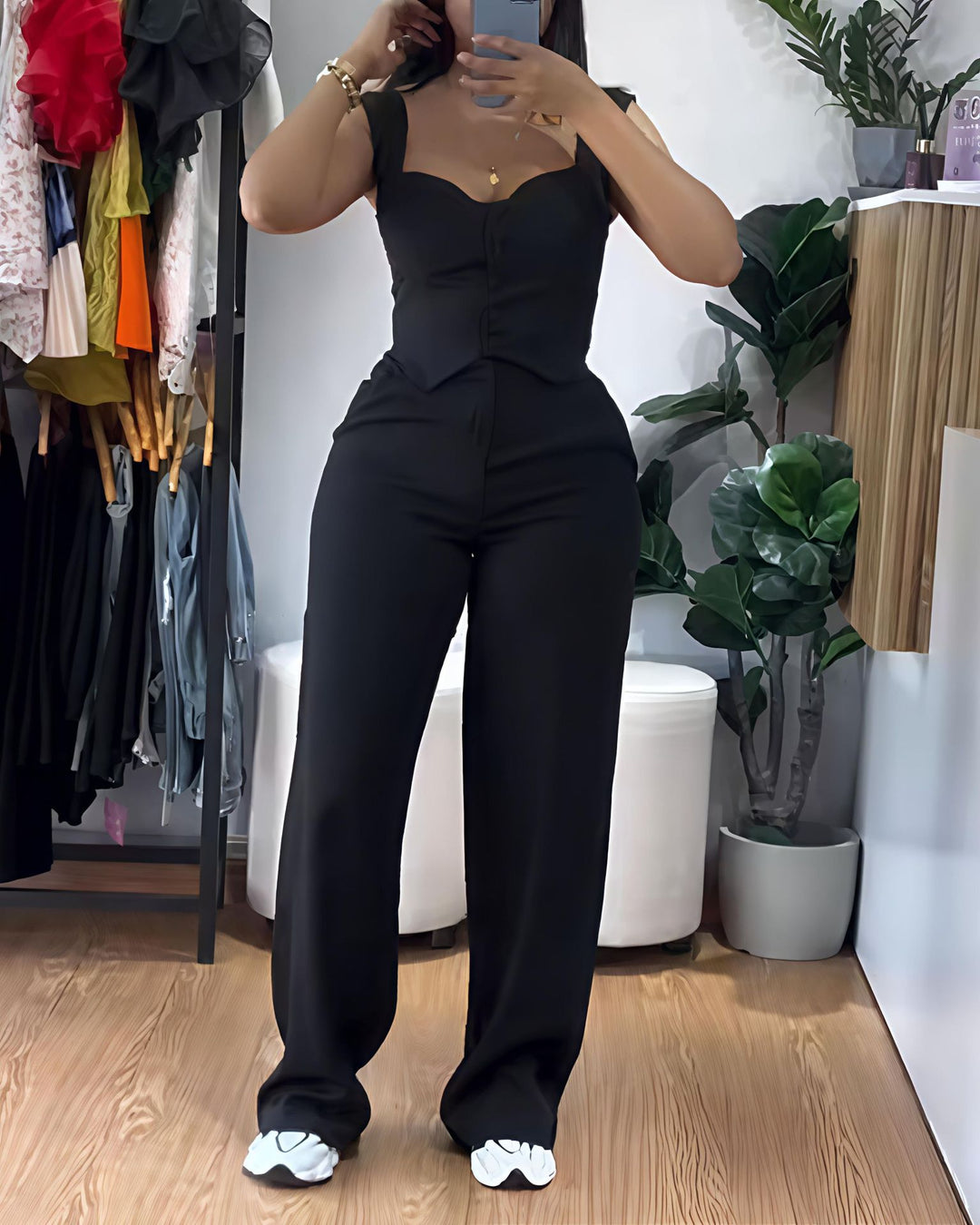 Damer Elegant och figurnära Jumpsuit Mirla-Eva Jonsson