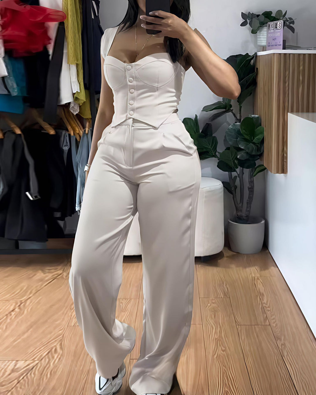 Damer Elegant och figurnära Jumpsuit Mirla-Eva Jonsson