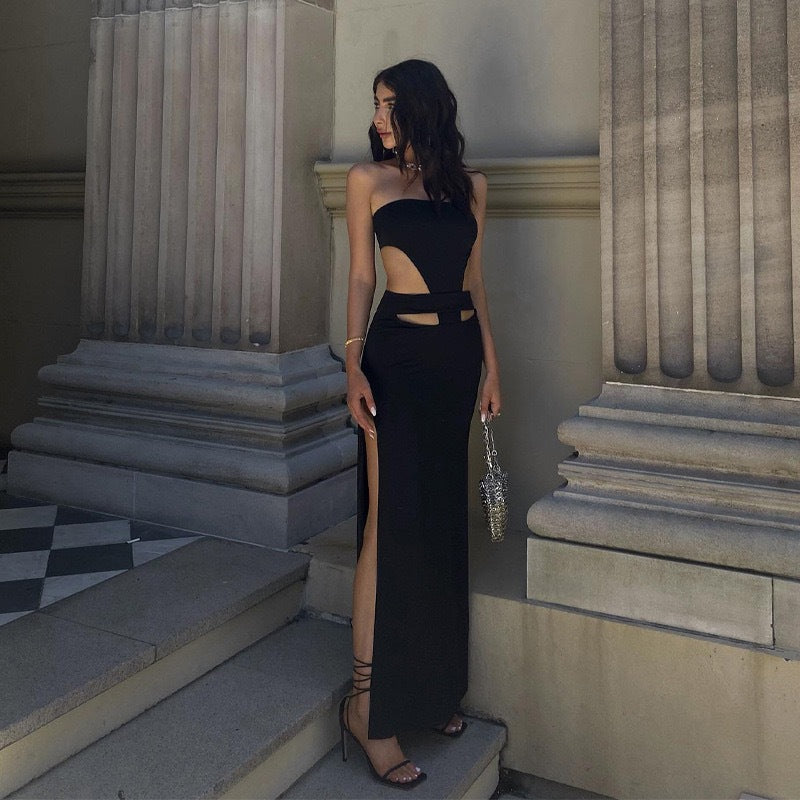 Damer Elegant och figurnära kvällsklänning Mirla-Eva Jonsson
