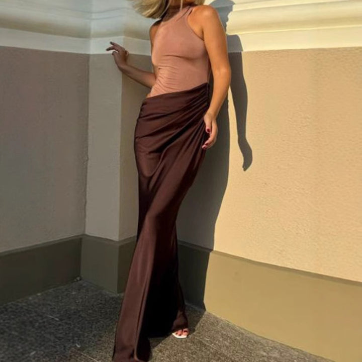 Damer Elegant och figurnära omslagsöverdel med djup urringning och rynkor Eva Jonsson-Eva Jonsson