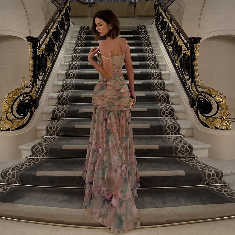 Damer Elegant och flödande Maxiklänning med blommönster Mirla-Eva Jonsson