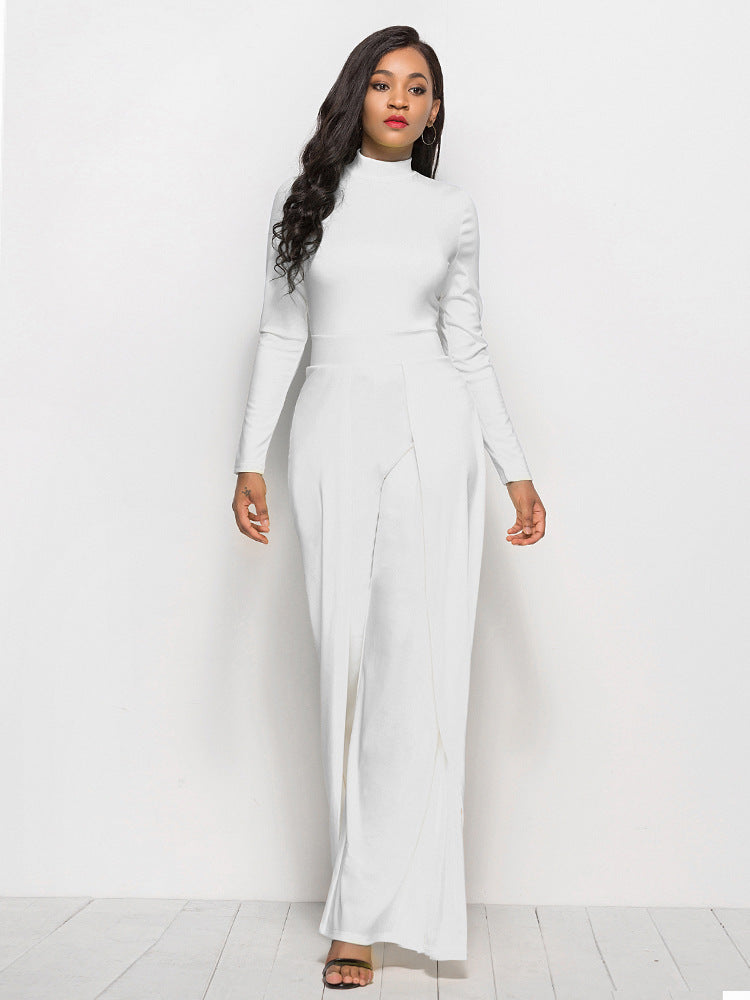 Damer Elegant och flödande jumpsuit med långa ärmar Mirla-Eva Jonsson