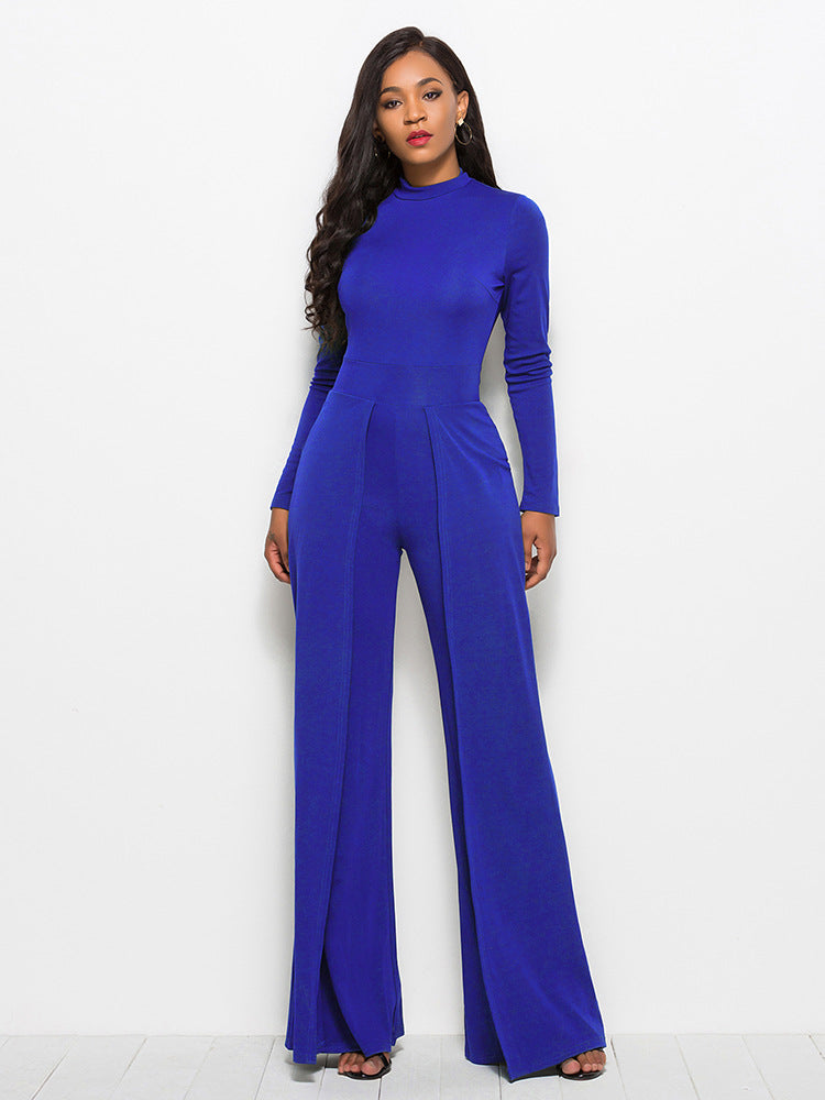 Damer Elegant och flödande jumpsuit med långa ärmar Mirla-Eva Jonsson