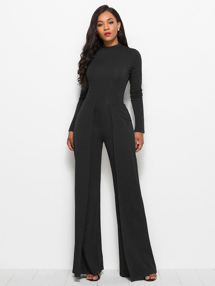 Damer Elegant och flödande jumpsuit med långa ärmar Mirla-Eva Jonsson