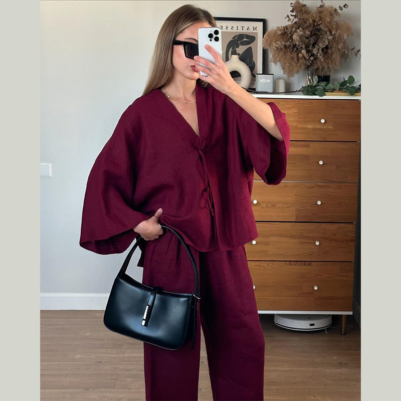 Damer Elegant och luftig linnejacka med sidofickor Mirla-Eva Jonsson