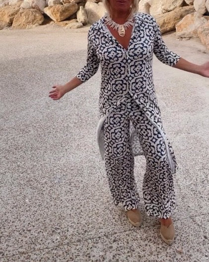 Damer Elegant och luftig tunika med asymmetrisk skärning Mirla-Eva Jonsson