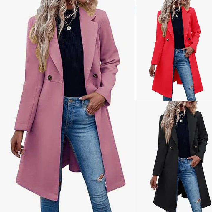 Damer Elegant och moderiktig Långjacka Eva Jonsson-Eva Jonsson