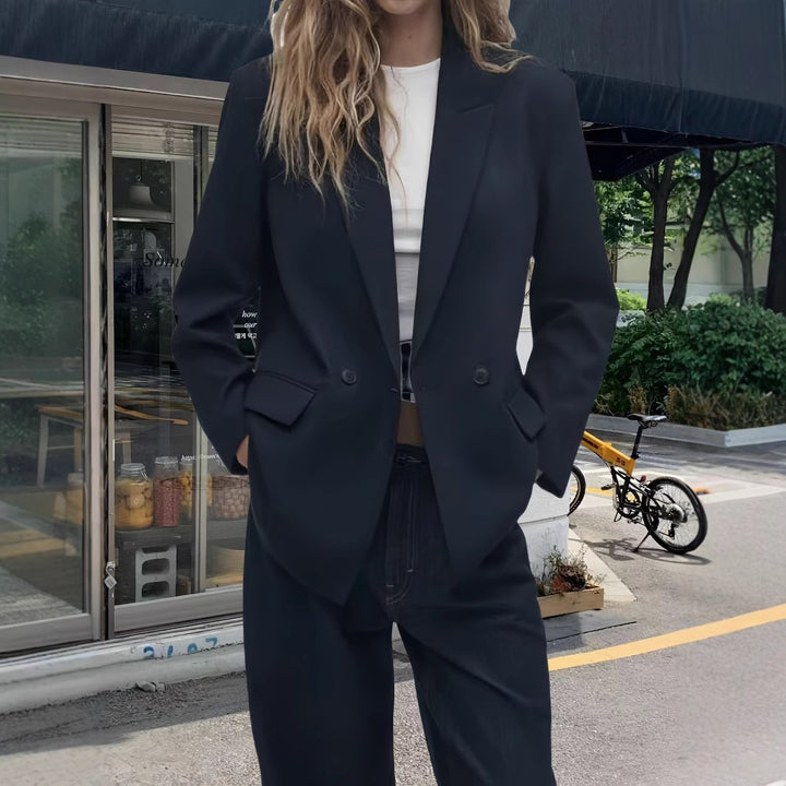 Damer Elegant och modern Dubbelknäppt Blazerjacka Mirla-Eva Jonsson