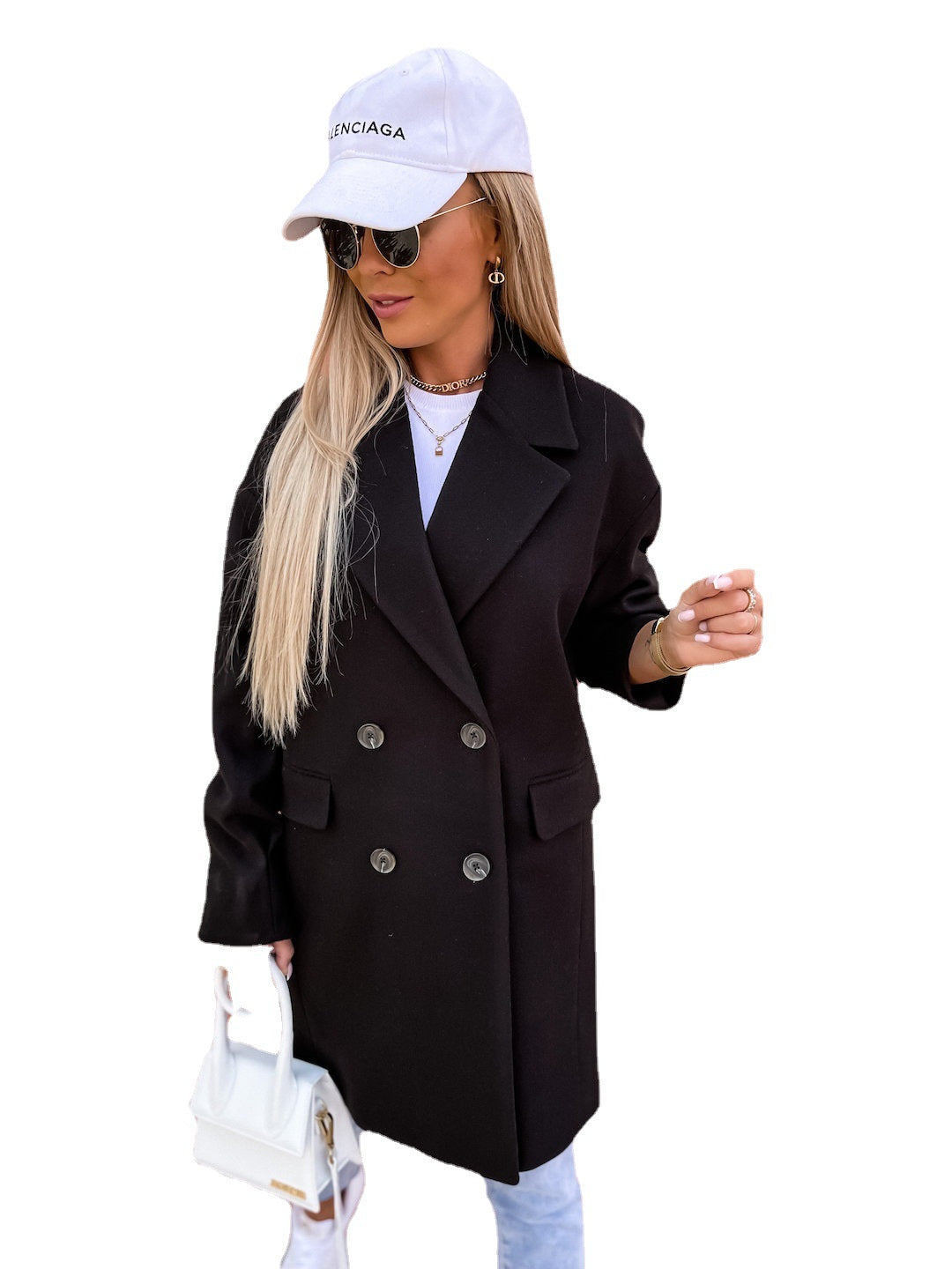 Damer Elegant och tidlös Oversize-blazer Mirla-Eva Jonsson